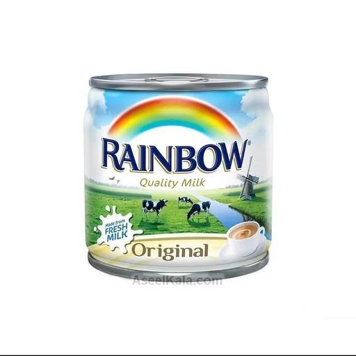 شیر غلیظ شده ابوقوس 160 میلی لیتری - rainbow quality milk